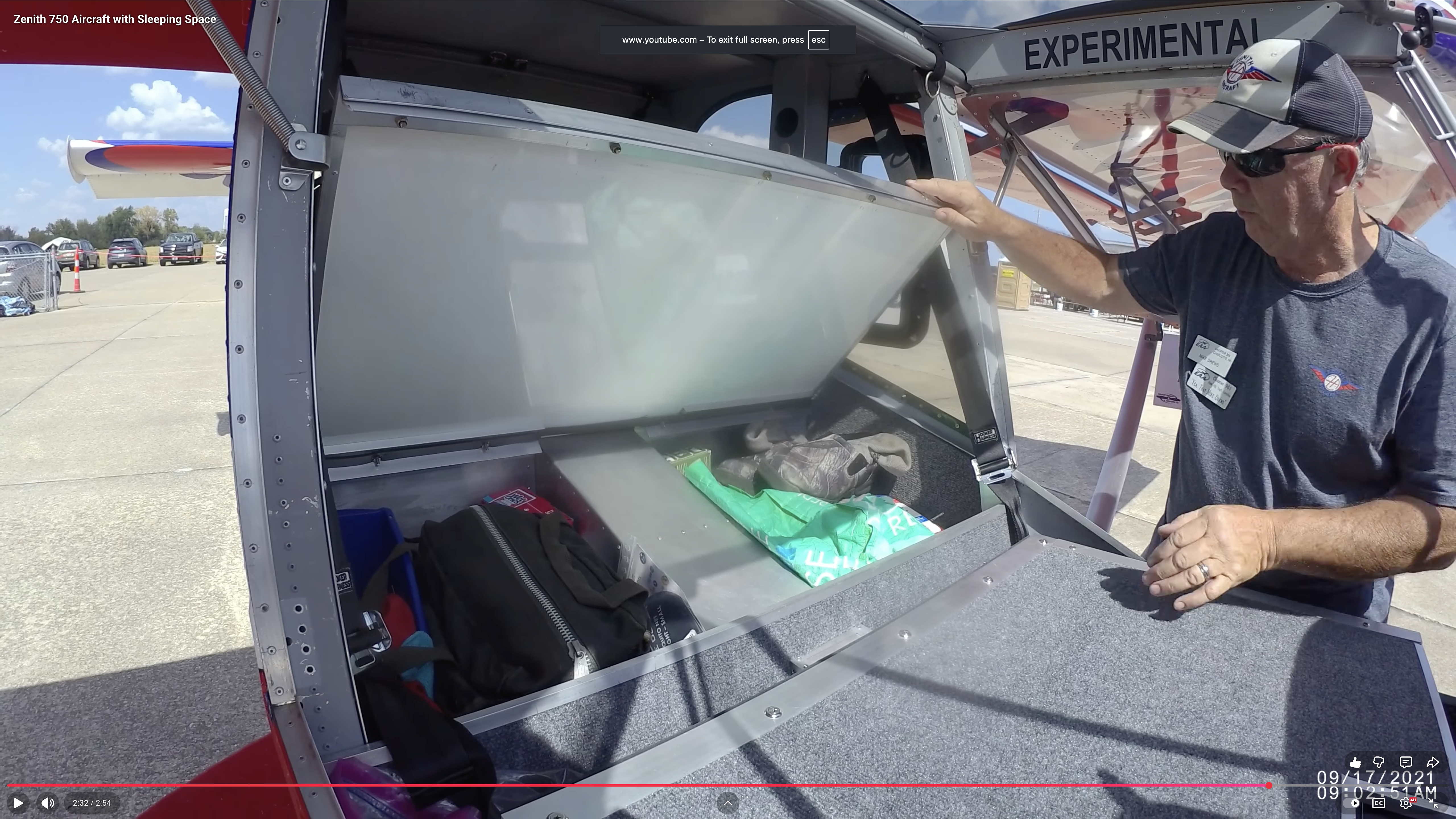 Seawind 3000 extended baggage